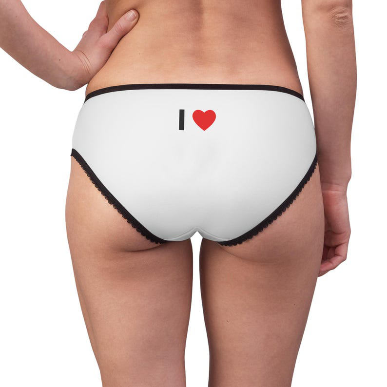Personalized pattern contrast panties