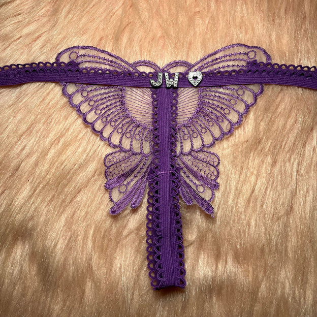 Custom Butterfly Bling Panties