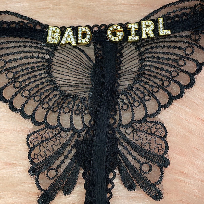 Custom Butterfly Bling Panties