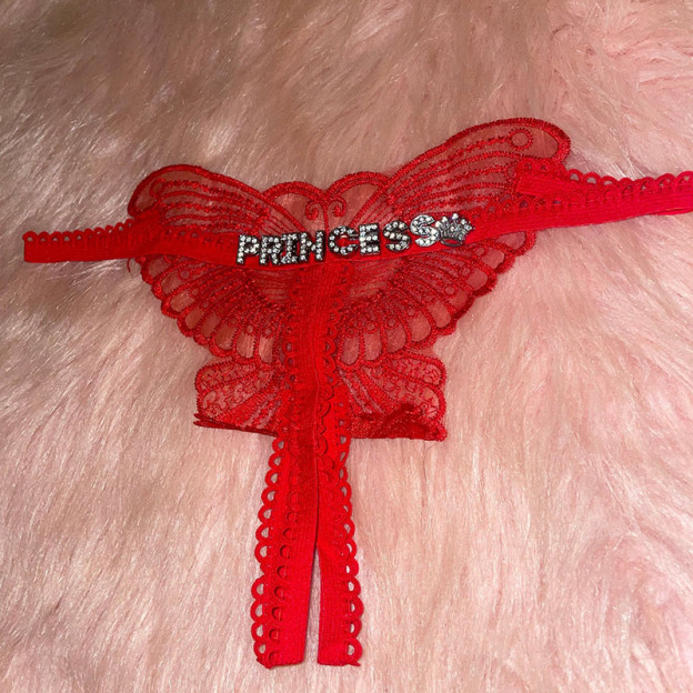 Custom Butterfly Bling Panties