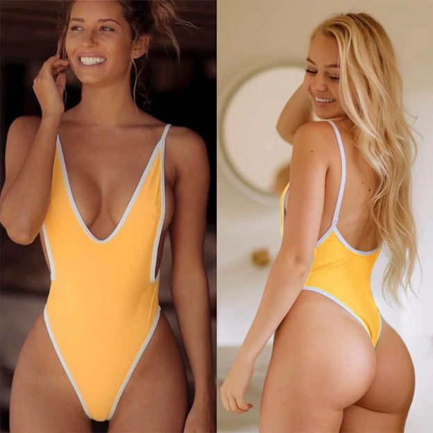 Personalized sports one-piece swimsuit