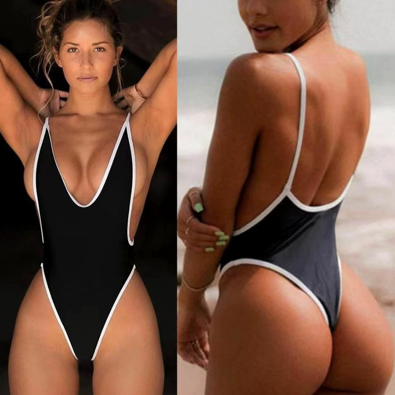 Personalized sports one-piece swimsuit