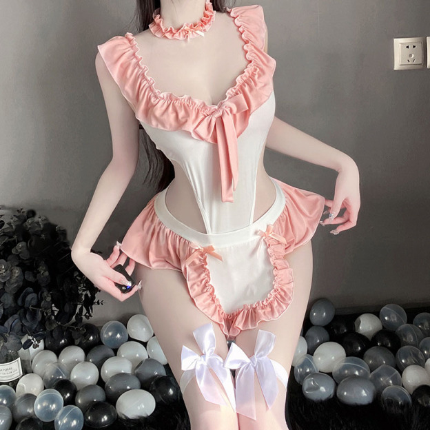 Personalized ruffled maid outfit