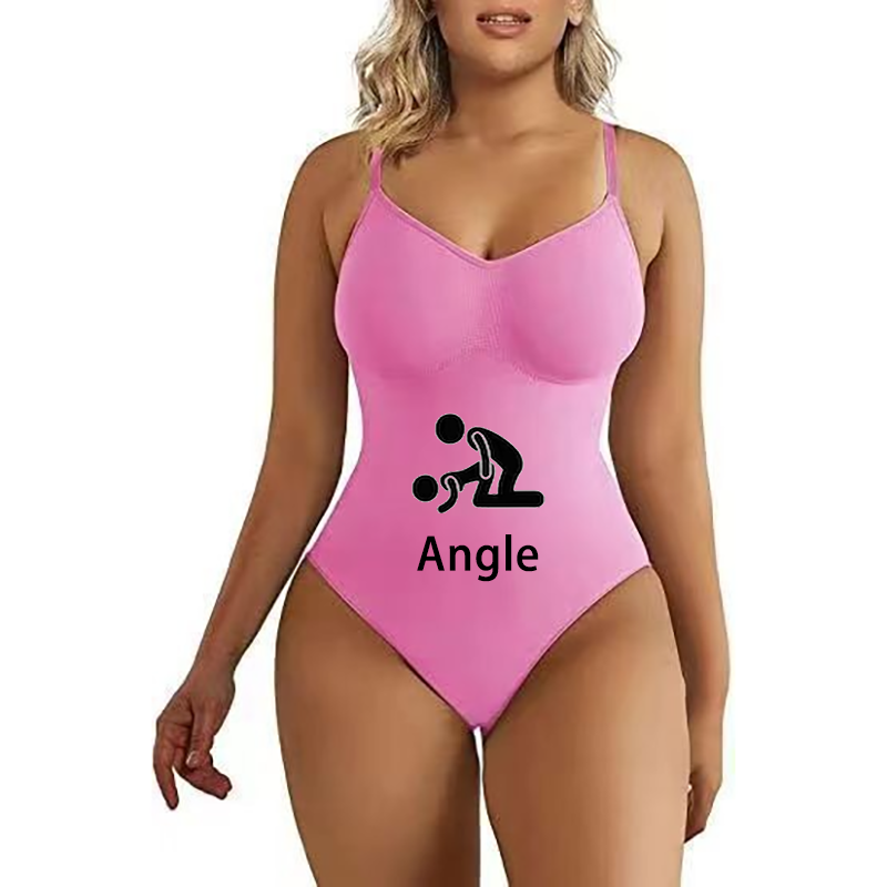 Customized text and photo suspender bodysuit