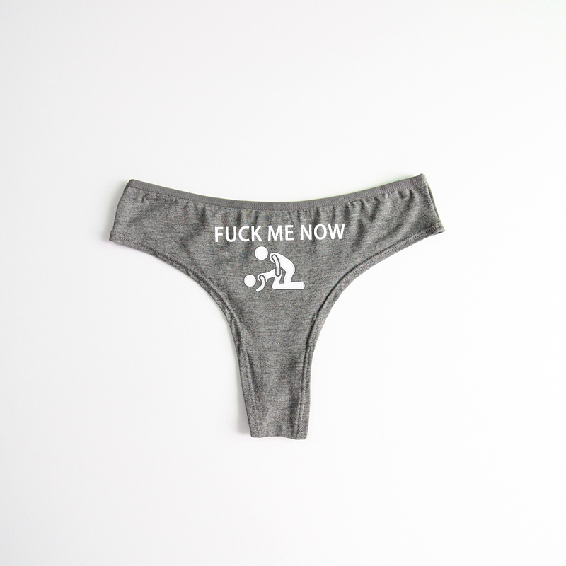 Personalized text pattern custom couple underwear gift