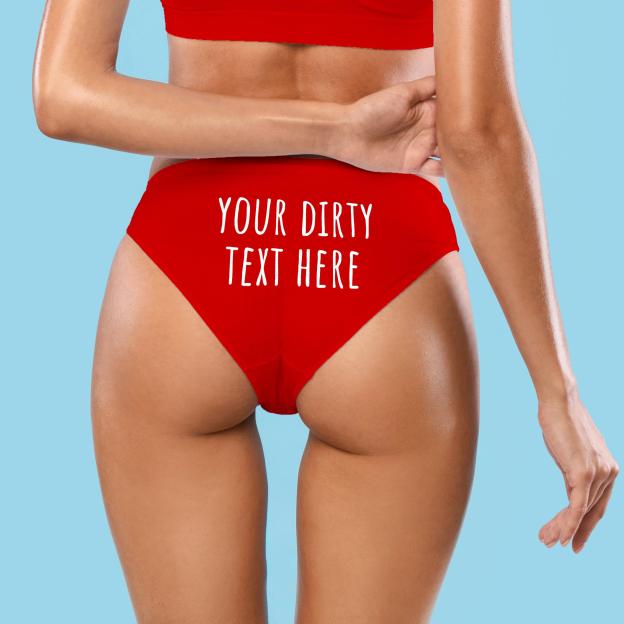 Personalized sexy panties