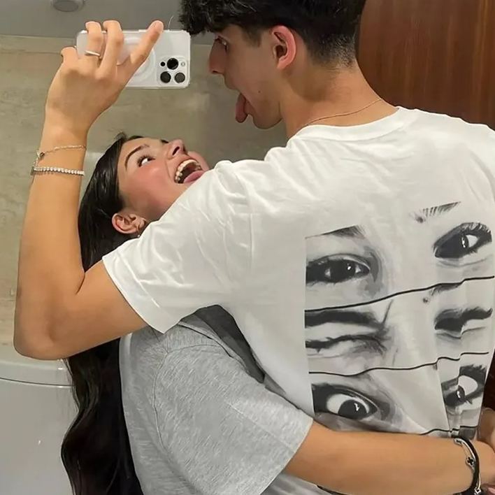 Personalized casual short-sleeved sweatshirt