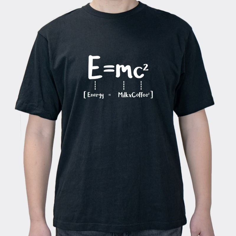 Fun print Einstein's law of conservation of energy printed crop top
