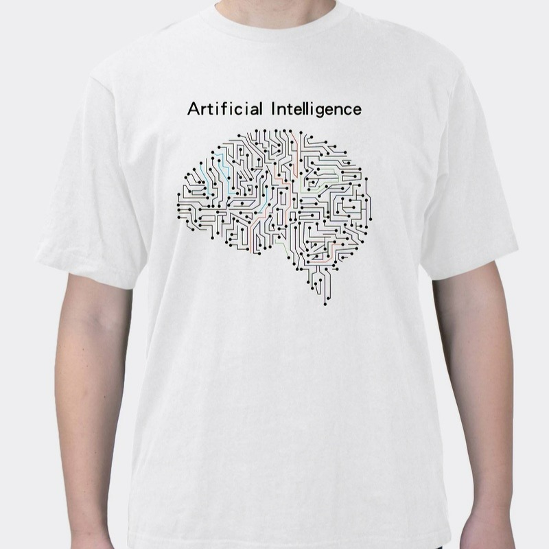 New Personality Creative AI Artificial Intelligence Brain Print Short 