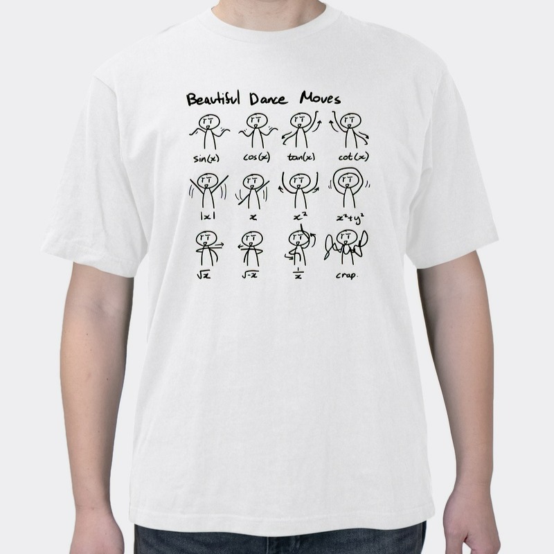 Science Mathematics T-shirt Men's Pi Euler Formula Short Sleeve Trigonometric Function Maxwell Equation Xueba Clothes