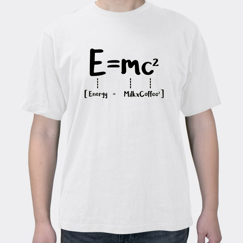 Fun print Einstein's law of conservation of energy printed crop top