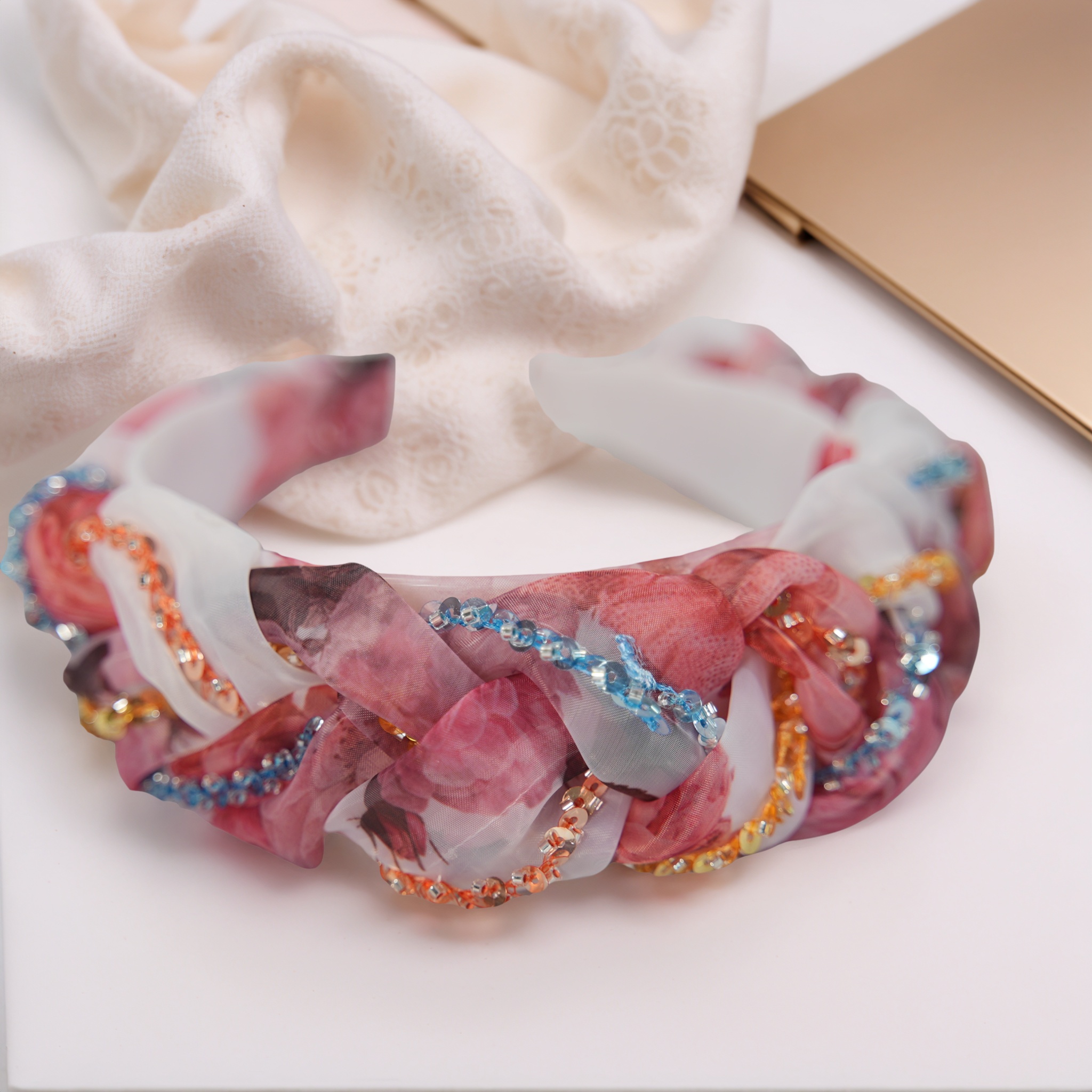 Super Fairy Sweet Braid Headband Retro Girl Mori Twist Braided Headband