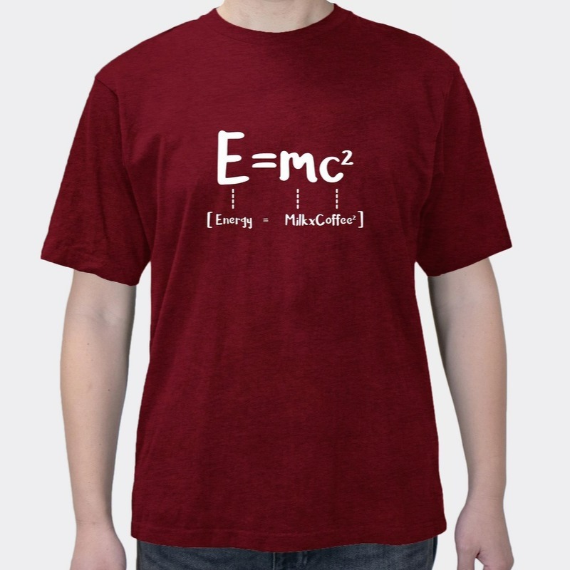 Fun print Einstein's law of conservation of energy printed crop top
