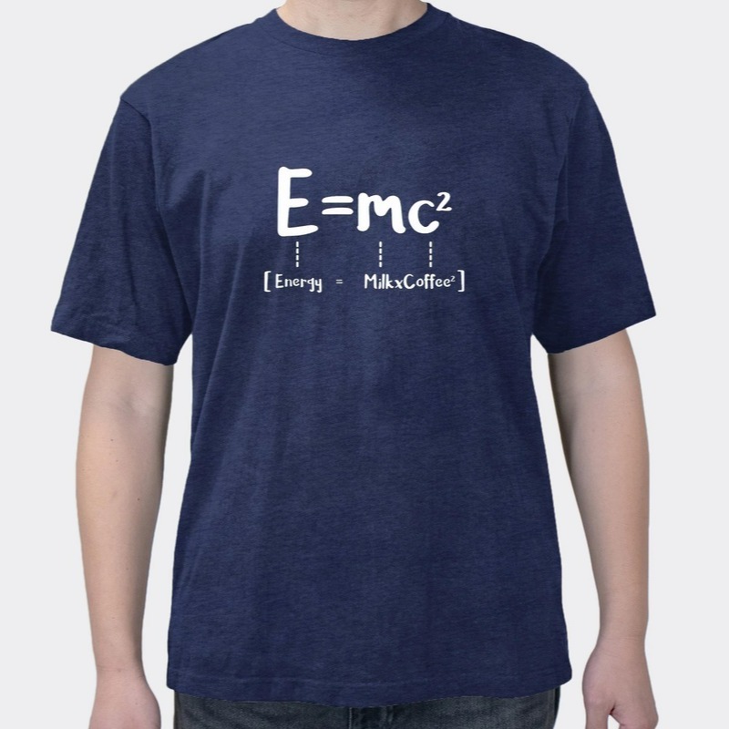 Fun print Einstein's law of conservation of energy printed crop top