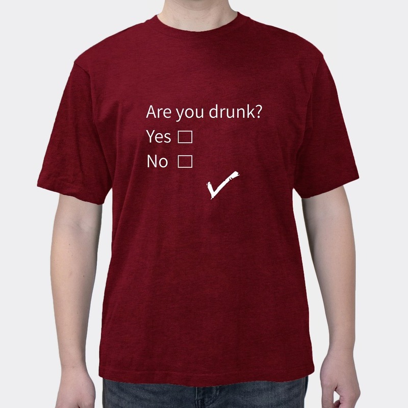 ARE YOU DRUNK Are You Drinking 2025 New Summer Casual Fun Funny Men's And Women's Short Sleeves