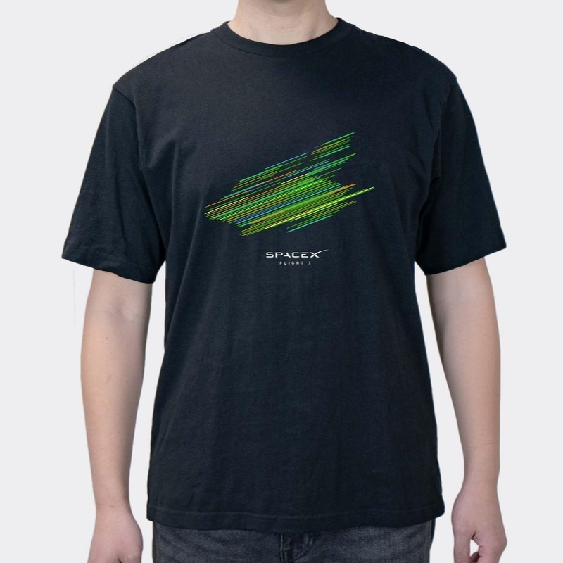 Starship 7 7th Launch SPACEX Musk Joker Men's And Women's T-Shirts Breathable Printed Wide Pine Summer Leisure