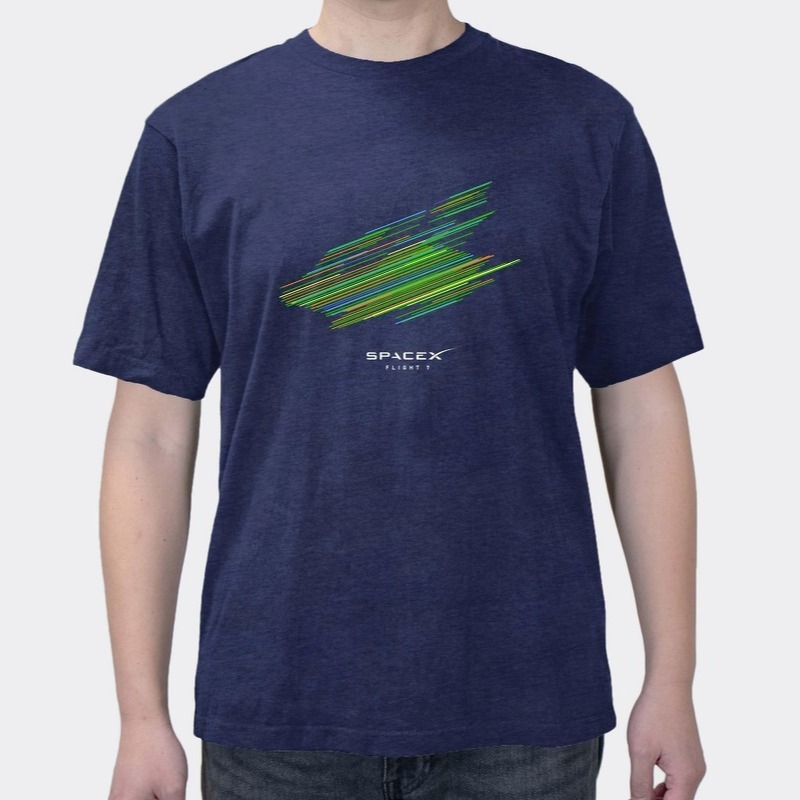 Starship 7 7th Launch SPACEX Musk Joker Men's And Women's T-Shirts Breathable Printed Wide Pine Summer Leisure