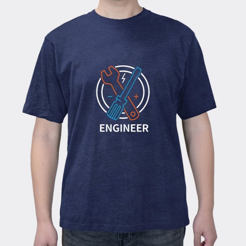 Geek Programmer Electrical Funny Summer Trend Cotton Men's Short Sleeve