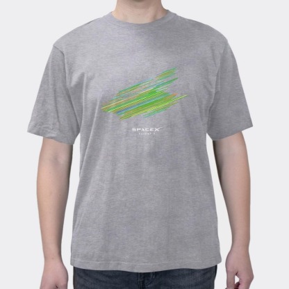 Starship 7 7th Launch SPACEX Musk Joker Men's And Women's T-Shirts Breathable Printed Wide Pine Summer Leisure