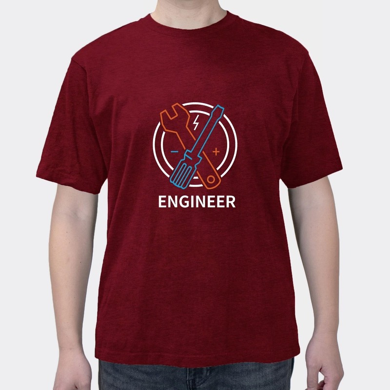 Geek Programmer Electrical Funny Summer Trend Cotton Men's Short Sleeve