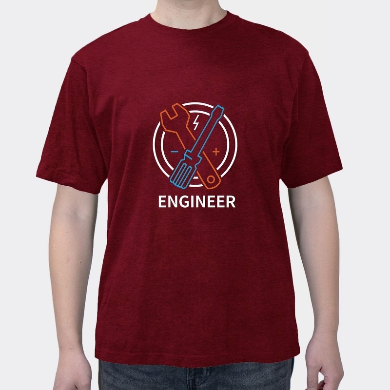 Geek Programmer Electrical Funny Summer Trend Cotton Men's Short Sleeve