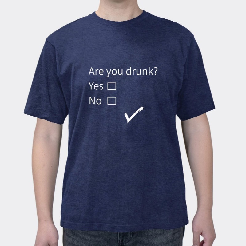 ARE YOU DRUNK Are You Drinking 2025 New Summer Casual Fun Funny Men's And Women's Short Sleeves