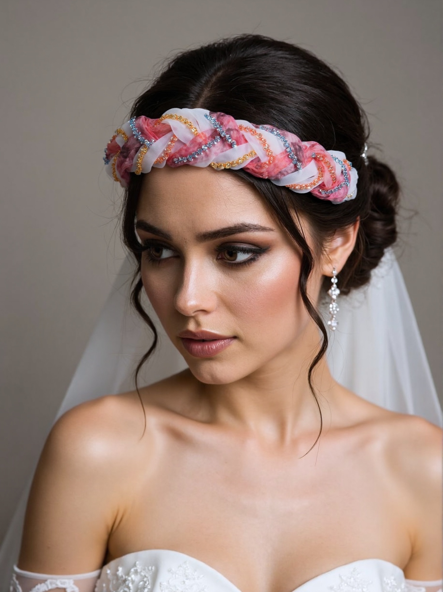 Super Fairy Sweet Braid Headband Retro Girl Mori Twist Braided Headband