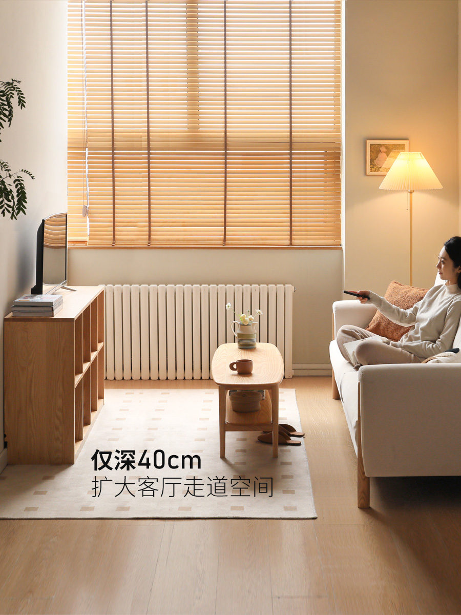 小淘家实木茶几客厅家用橡木茶桌小户型日式咖啡桌简约超窄茶台