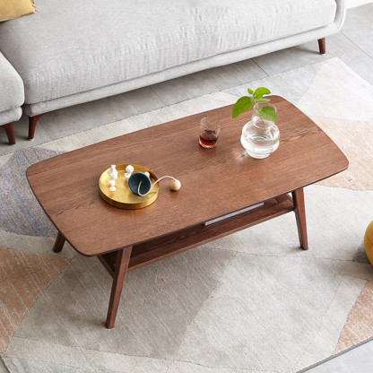 小淘家全实木茶几北欧纯橡木茶台现代简约咖啡桌小户型客厅茶桌