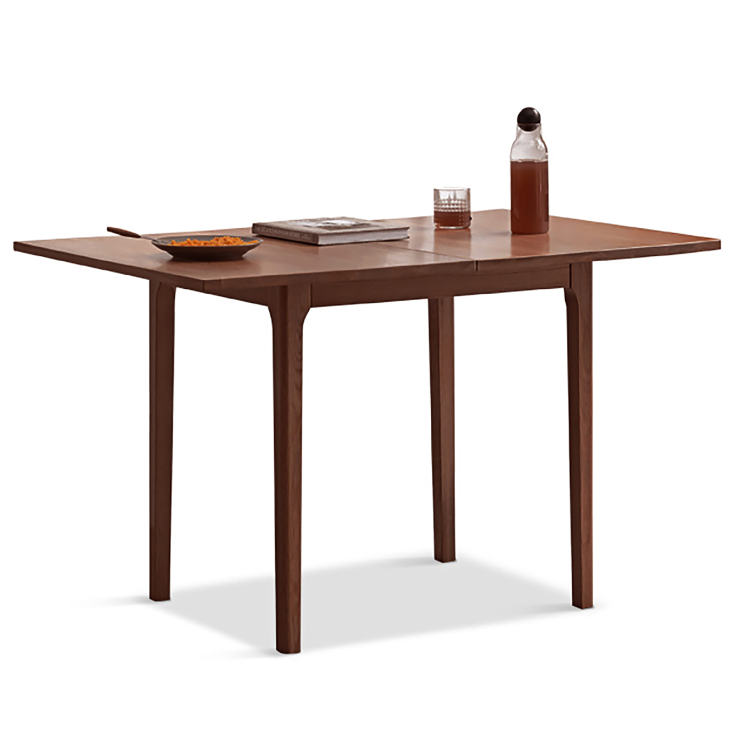 小淘家实木餐桌小户型折叠桌橡木饭桌现代简约餐厅桌子家用方桌