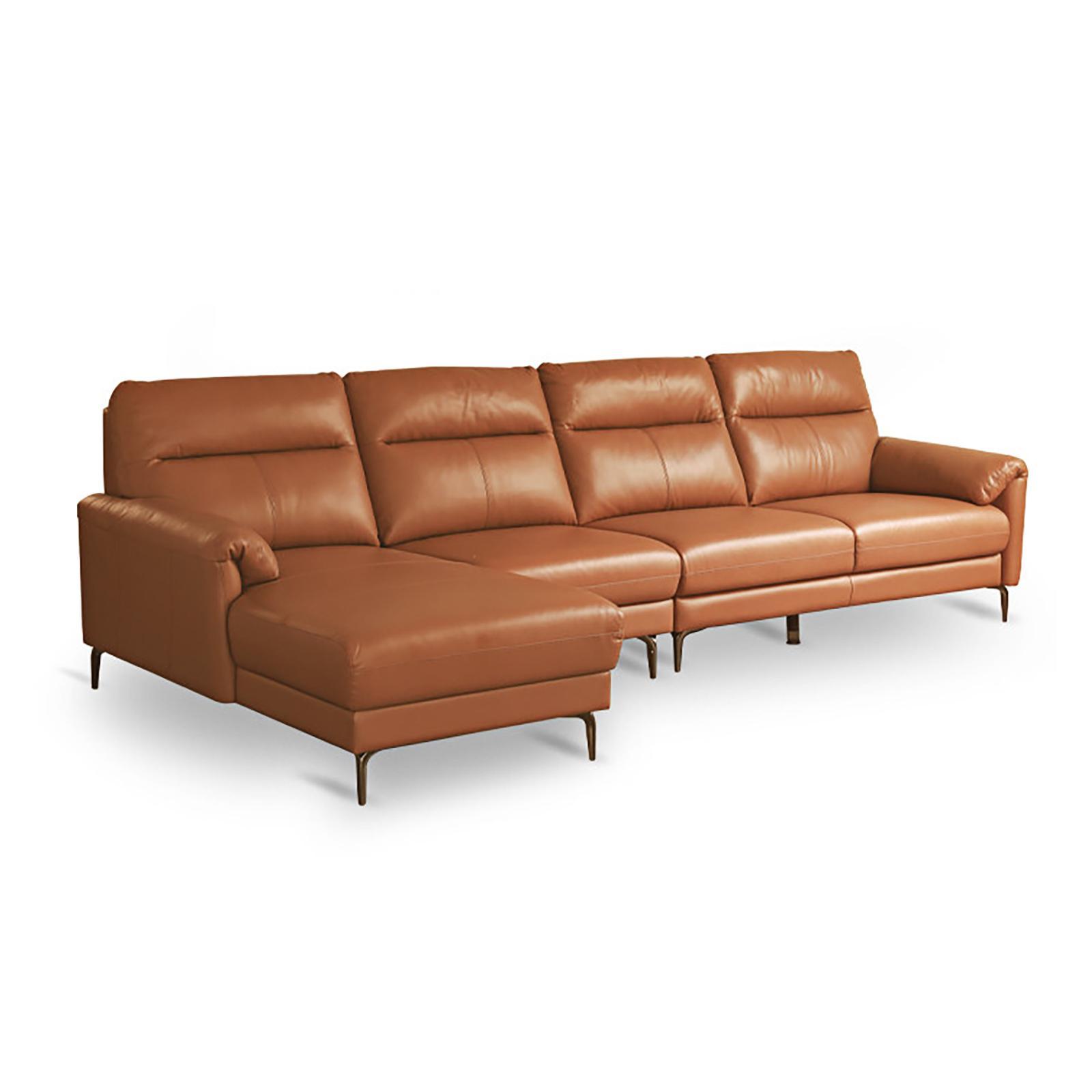 小淘家意式极简真皮沙发客厅家用现代简约轻奢头层牛皮质沙发