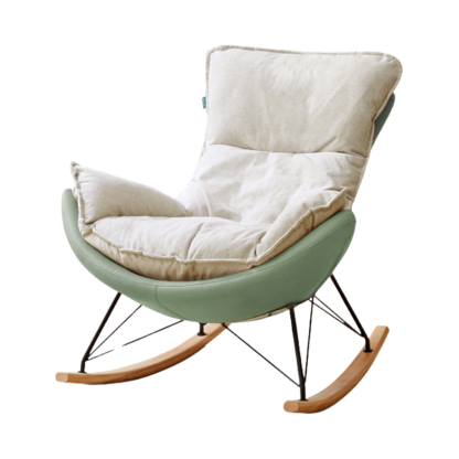 小淘家布艺蛋壳椅单人沙发椅摇椅大人躺椅懒人沙发阳台家用休闲