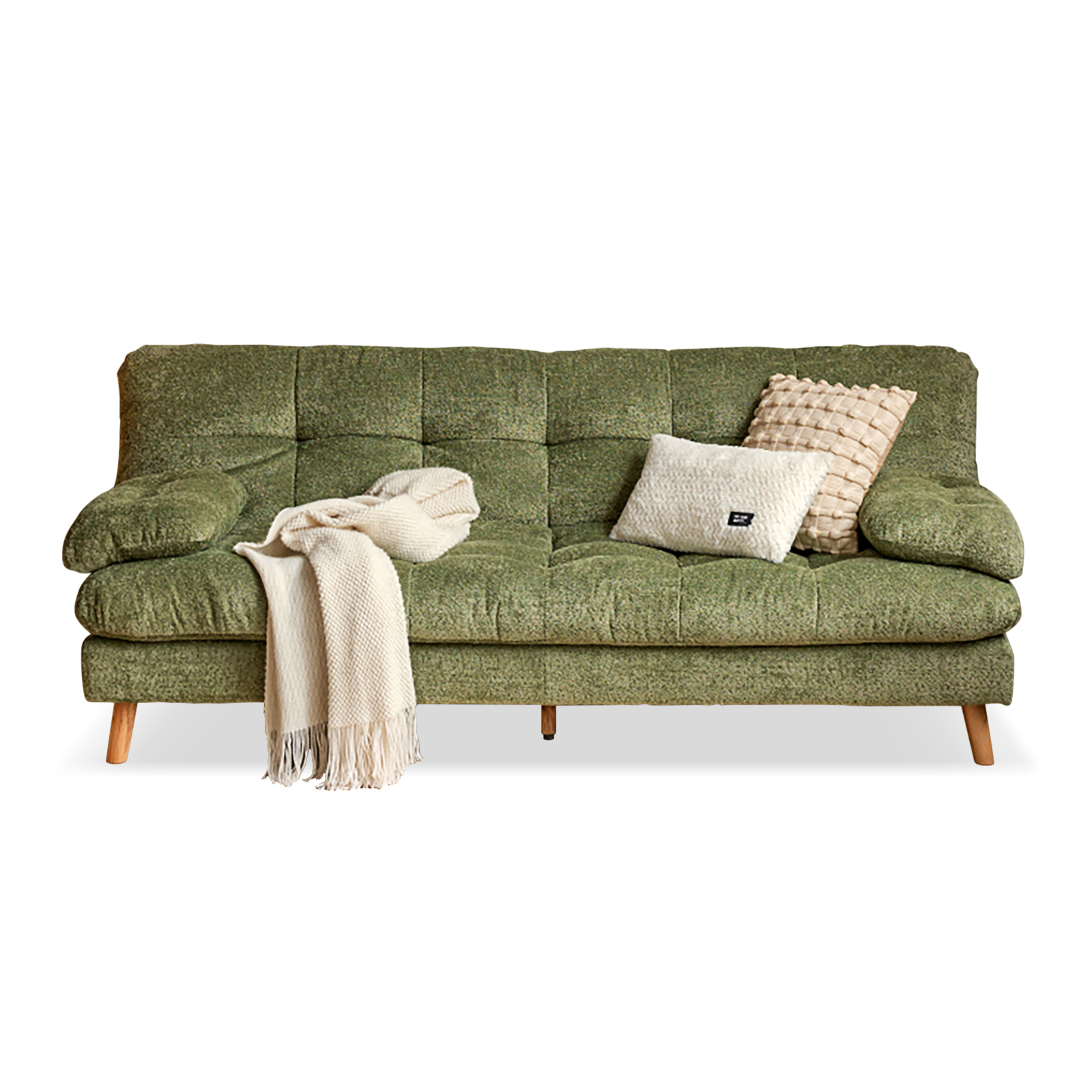 小淘家布艺沙发床现代简约坐卧两用沙发客厅小户型可折叠伸缩床