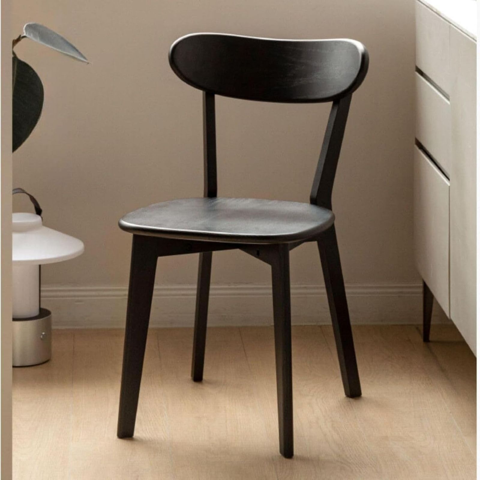 小淘家实木餐椅北欧橡木靠背椅家用休闲椅现代简约餐厅吃饭椅子