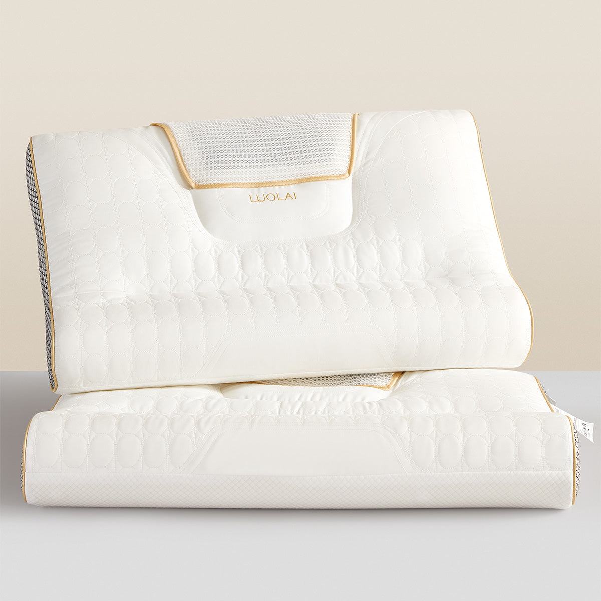 小淘家枕头枕芯单人学生成人用双感拉伸分区护颈枕牵引睡眠枕单只装