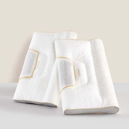 小淘家枕头枕芯单人学生成人用双感拉伸分区护颈枕牵引睡眠枕单只装