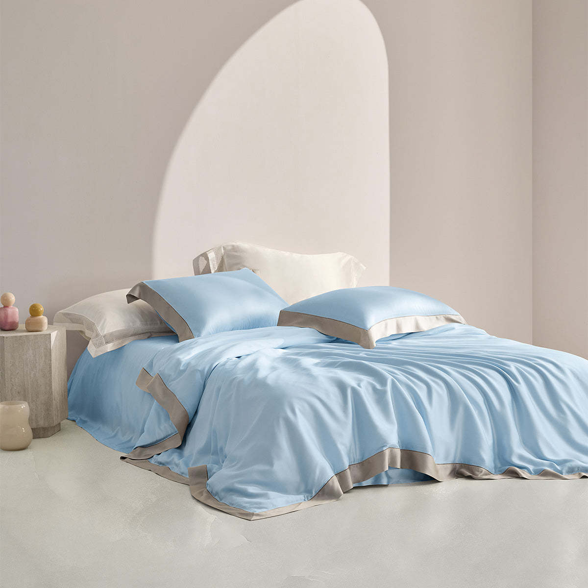 小淘家新品100支奥地利兰精天丝莱赛尔四件套床单被套床上用品