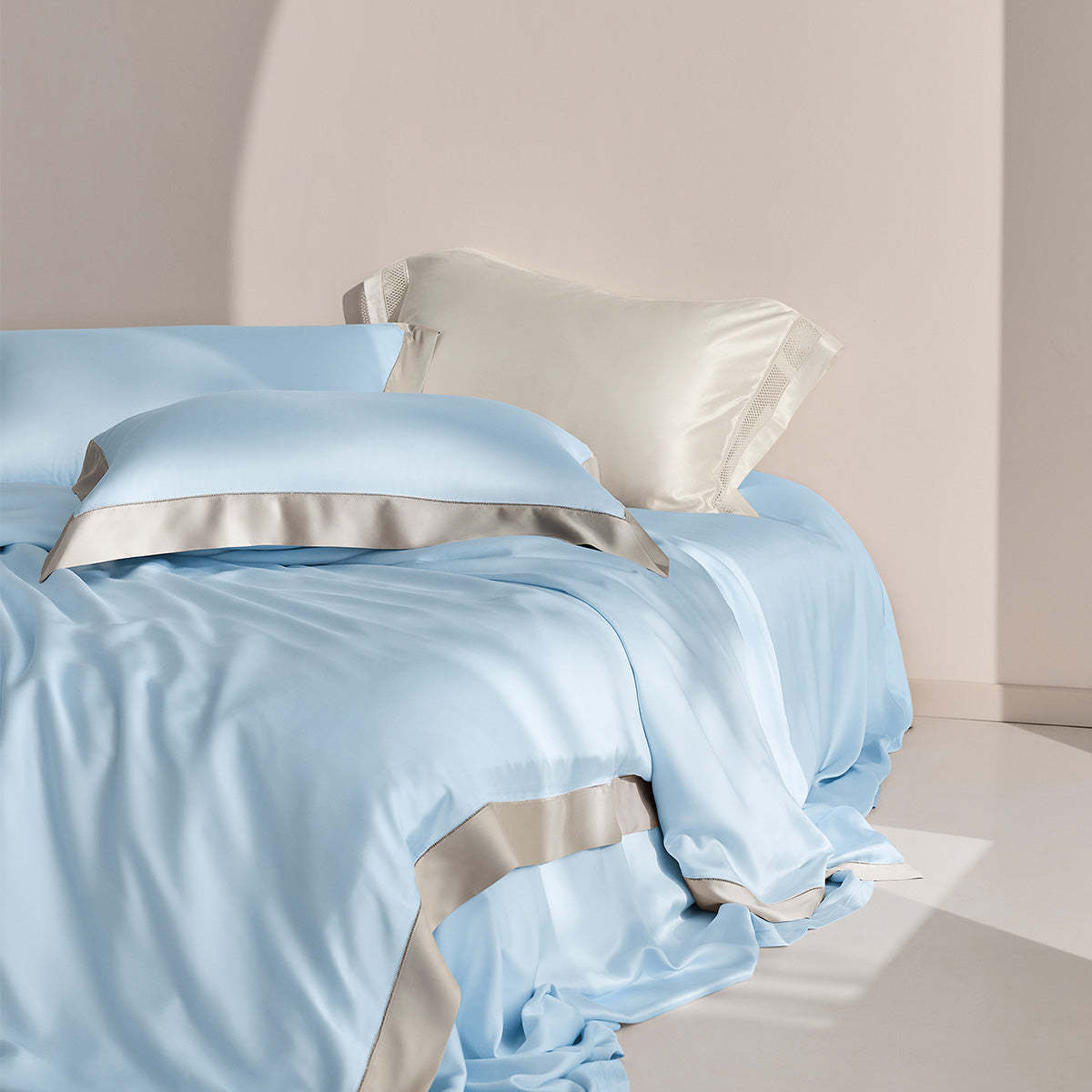 小淘家新品100支奥地利兰精天丝莱赛尔四件套床单被套床上用品