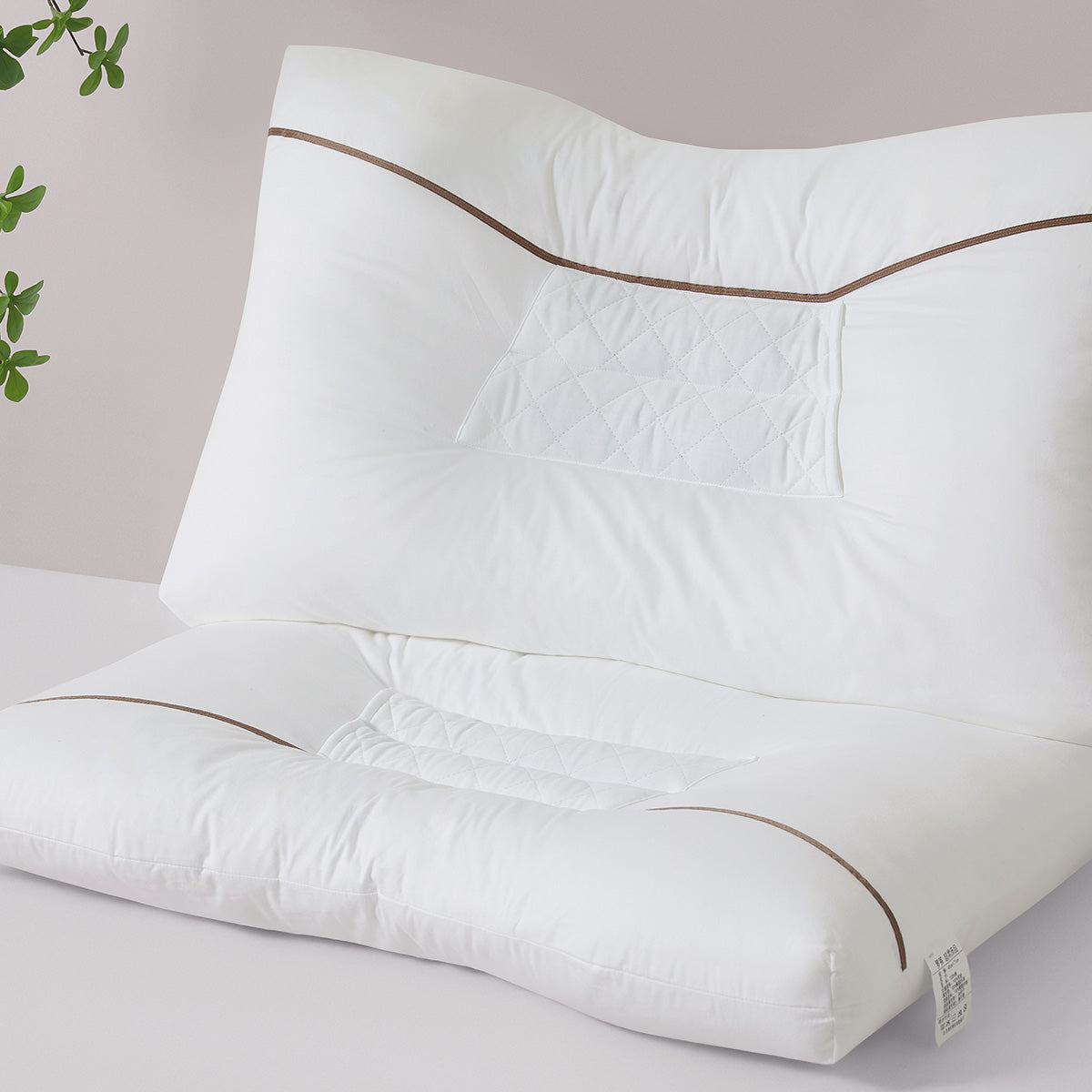 草本枕全棉枕头枕芯学生宿舍双人家用决明子薰衣草一对装