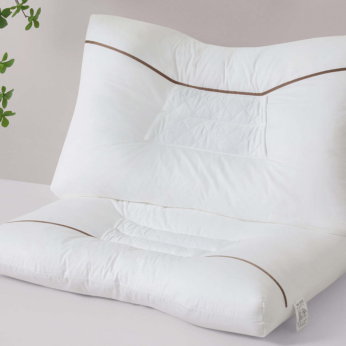 草本枕全棉枕头枕芯学生宿舍双人家用决明子薰衣草一对装