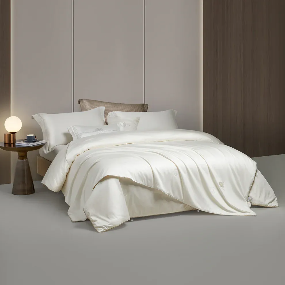 小淘家100桑蚕丝被子被芯加厚保暖冬被春秋被二合一被四季通用