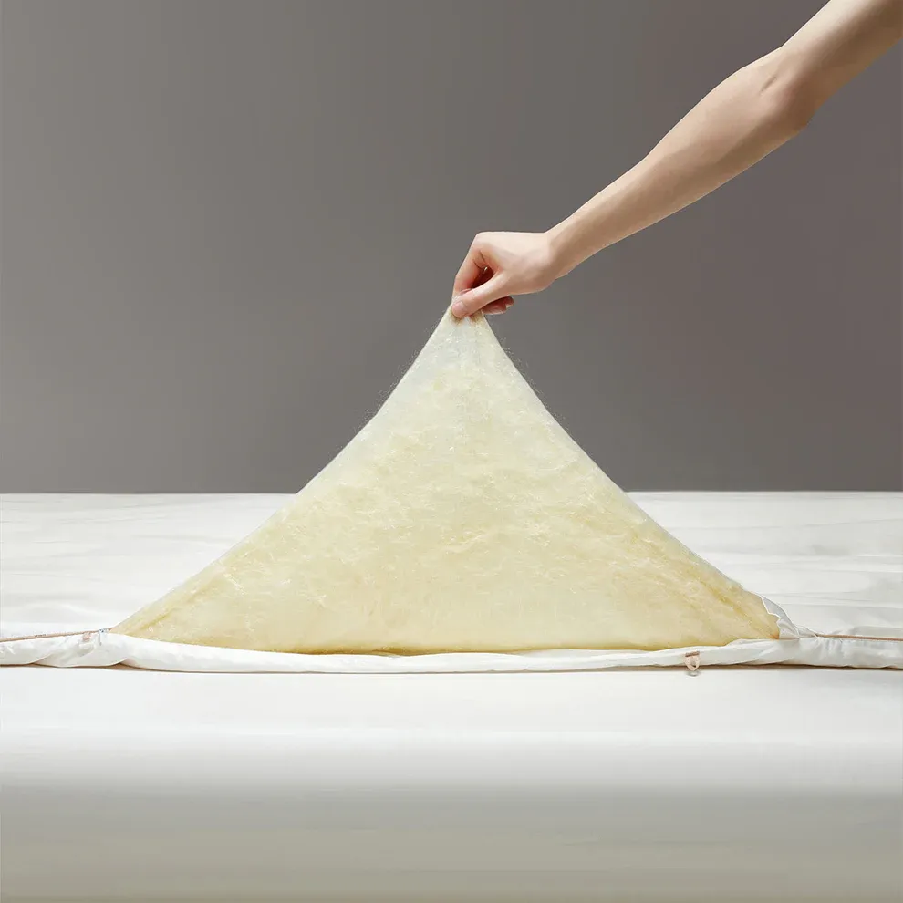 小淘家100桑蚕丝被子被芯加厚保暖冬被春秋被二合一被四季通用