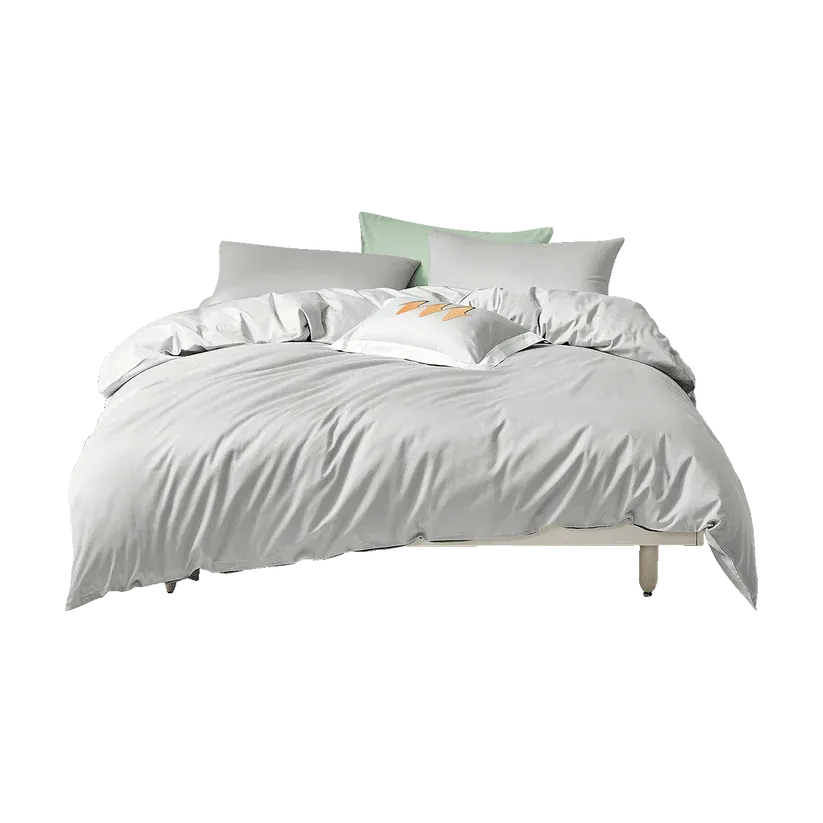 小淘家纯棉全棉学生宿舍单人被套被罩拆单件床笠床单60支贡缎