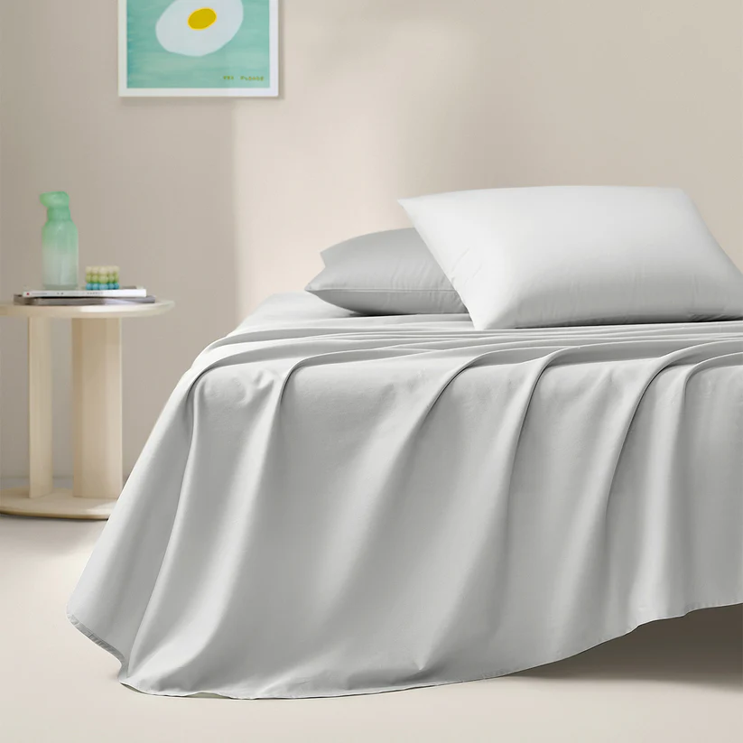 小淘家纯棉全棉学生宿舍单人被套被罩拆单件床笠床单60支贡缎