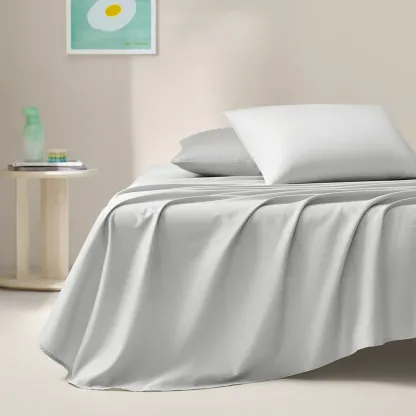 小淘家纯棉全棉学生宿舍单人被套被罩拆单件床笠床单60支贡缎