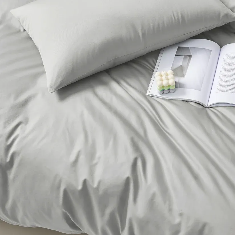 小淘家纯棉全棉学生宿舍单人被套被罩拆单件床笠床单60支贡缎