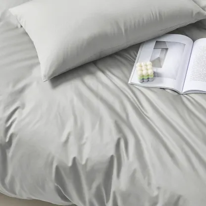 小淘家纯棉全棉学生宿舍单人被套被罩拆单件床笠床单60支贡缎