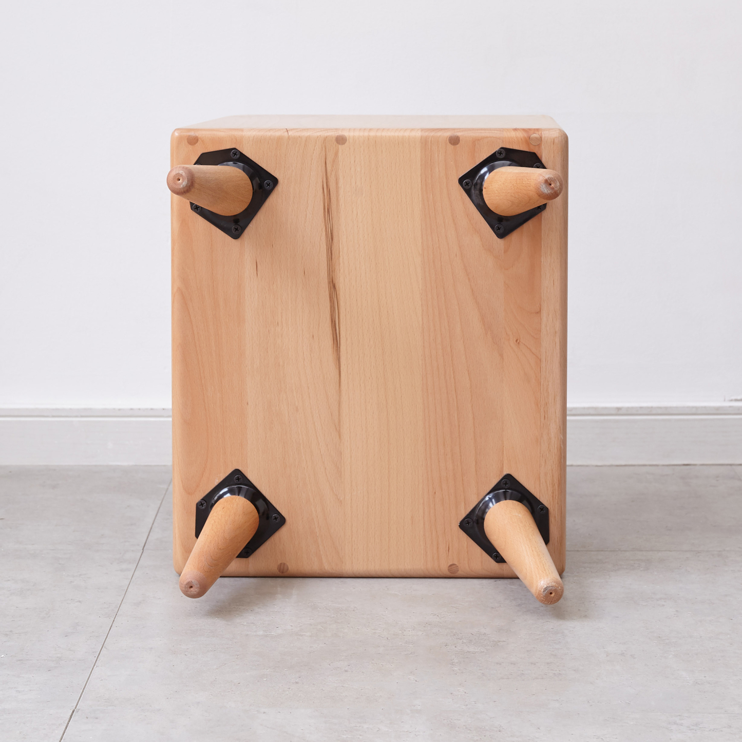 小淘家全实木床头柜现代简约欧洲榉木床边柜北欧卧室原木收纳柜