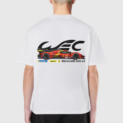 Richard Mille Racing Printed Oversized Unisex T-shirts