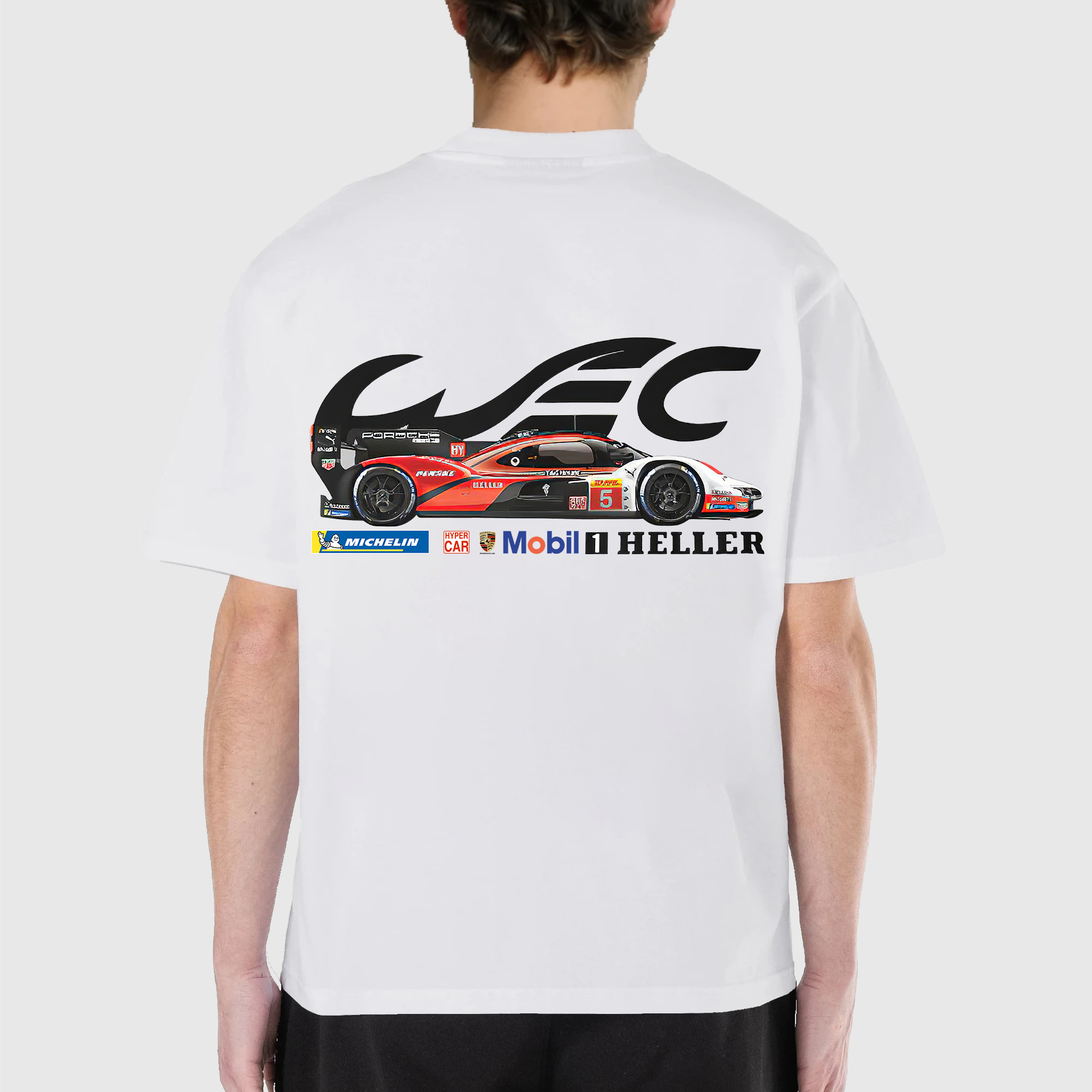 Mobil 1 Heller Racing Printed Oversized Unisex T-shirts